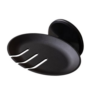Magideal - Caja De Jabón Perforada Caja De Jabón Soporte De Caja Accesorios De Baño Caja De Contenedor De Jabón Cubierta De Jabón Jabonera Desmontable Montada En Negro