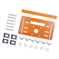 Ioensy - Placa Base Para Máquina De Corte, Riel Guía Para Sierra Circular Para Carpintería, 28 Cm X 15 Cm