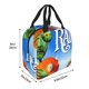 thumbnail image 4 of Rango Bolsa Térmica Portátil con Forro de Aluminio Grueso, Bolsa Térmica Impermeable y Hermética para Trabajo, Escuela y Picnic, Nevera Portátil para Entrega de Comida para Adultos y Niños 22*20*13cm, 4 of 6