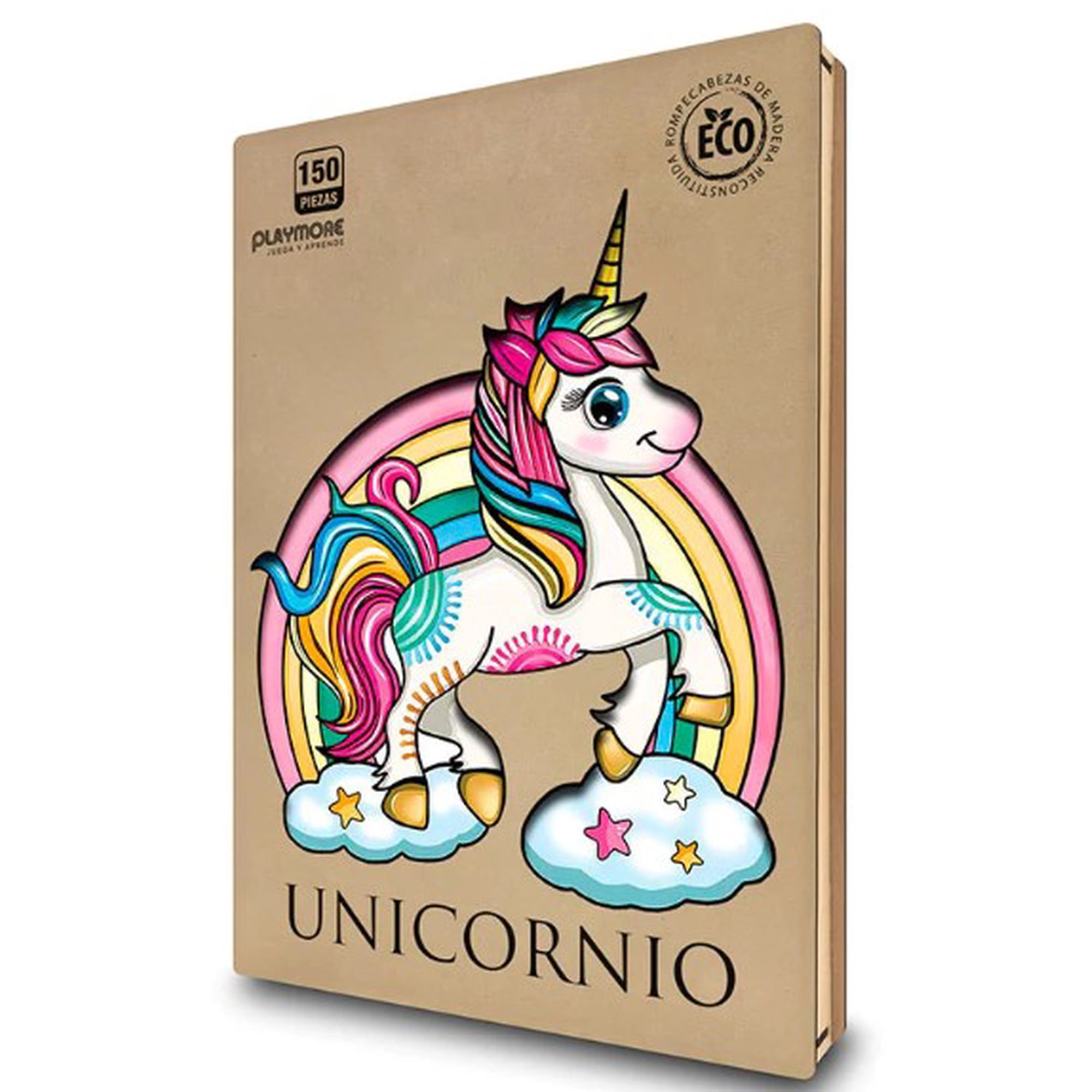 Rompecabezas de Madera Reconstituida Unicornio 150 Piezas | Lider