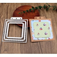 Carpeta Con Marco Cuadrado Para Hacer Tarjetas Feemkota