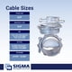 thumbnail image 2 of Conector de pinza Sigma ProConnex C-750 NM/SE 3/4 pulgadas, paquete de 50, 2 of 6