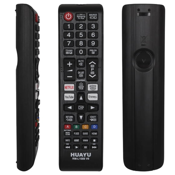 Control Remoto Compatible con Samsung Smart TV LCD LED con Botones Netflix, Prime Video, Disney+ y Yutube