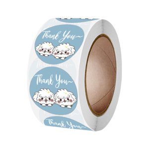 Bothyi - Pegatinas De Agradecimiento Para Sobres, Sellos Para Regalos, Álbumes De Recortes, Manualidades, Color Azul