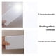 thumbnail image 3 of Cortinas para ventanas NICETOWN, 100% opacas, 2 paneles, blancas, 3 of 9