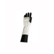 thumbnail image 3 of Guantes sin dedos de encaje elástico con agujero para el pulgar de mujer INSPIRE CHIC Blanco-Encaje Talla única, 3 of 7