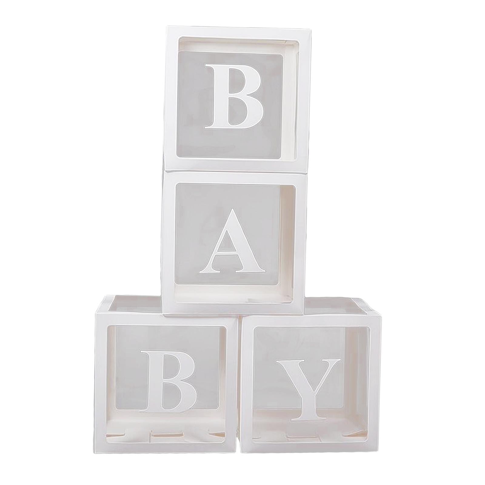 Magideal - Cajas Para Bebés, Cajas Para Globos Transparentes, Decoraciones Para Baño De Bebé, Cajas De Globos, Decoración De Fiesta Para Propuesta De Matrimonio,