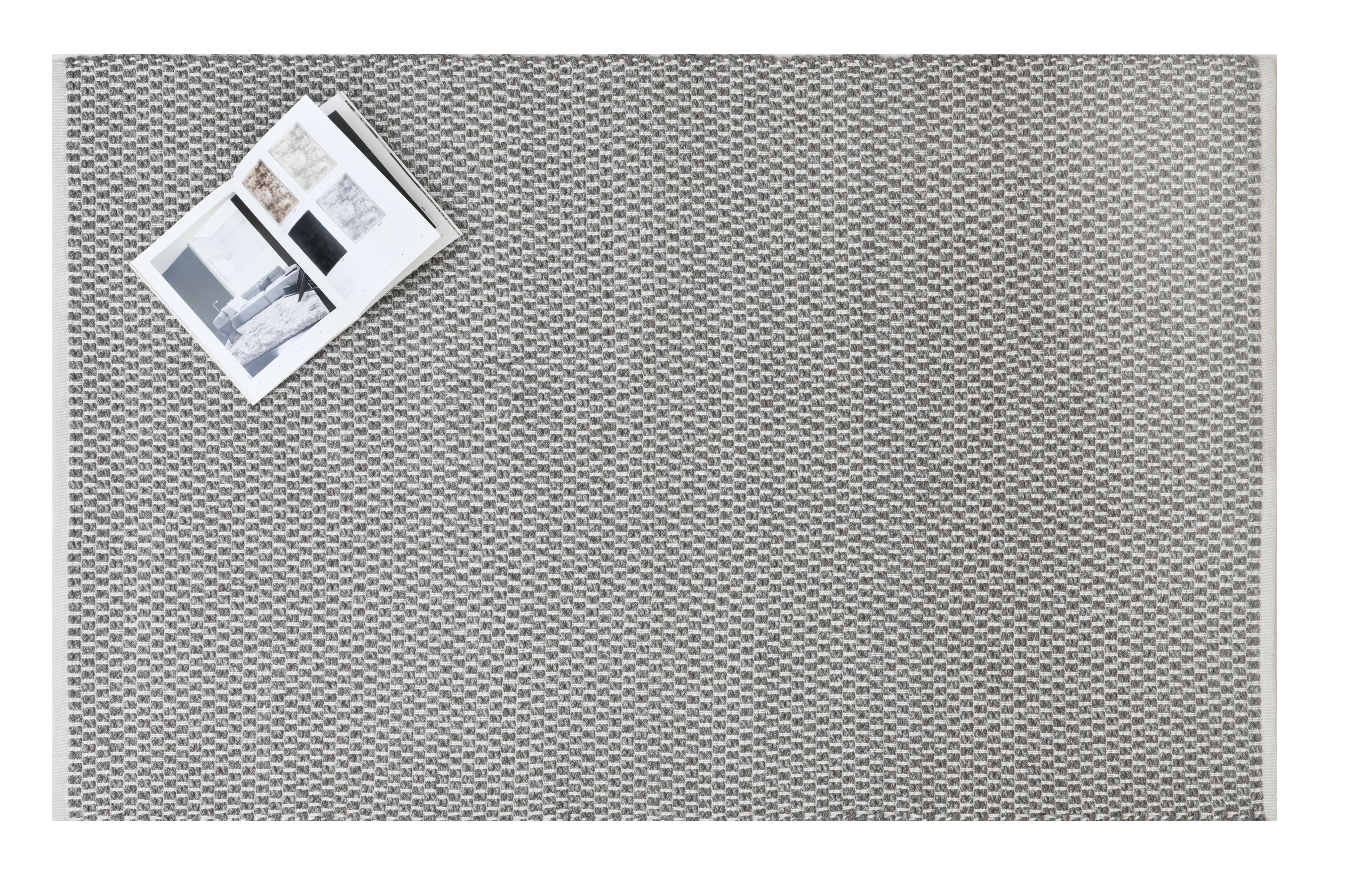 Decoghar - Alfombra Sintetica Deco Pet New Collection Gris Oscuro/Blanco Diseño Moderno Lavable Indoor/Outdoor1,2X1,8 Mts
