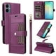 thumbnail image 5 of FOXDOCK Funda tipo Cartera para Samsung Galaxy A06 – Cubierta de Cuero PU con Múltiples Ranuras, Bolsillo para Efectivo y Correa de Muñeca, 5 of 6