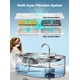 thumbnail image 3 of Fuente de agua para perros ECOCONUT 13L de acero inoxidable para perros grandes, 3 of 6