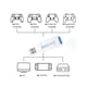 thumbnail image 2 of Converter de Gamepad DS50 Pro Soporte Multi-plataforma Accesorios de Juego con Control de Movimiento para PS5/PS4/Controller Elite de Xbox, 2 of 7