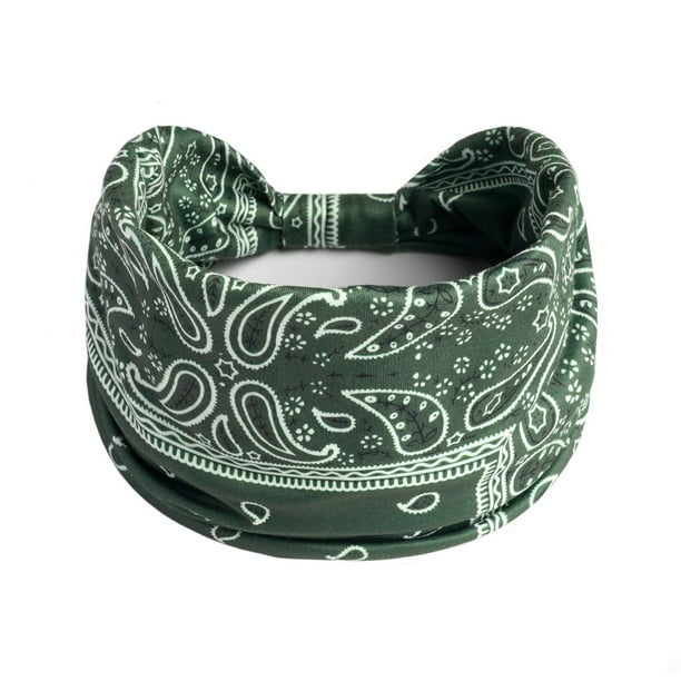 Boho Headbands For Women Fashion Stretch Wide Hair Bands Knot Turban Head Bands Yoga Running Sweatband Elastic Headband Stylish Wrap Headbands Hair Accessories For Teen Girls