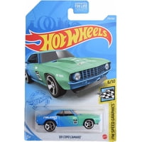 Gráficos De Velocidad A Escala 1:64 Del Copo Camaro De Hot Wheels '69 Die Cast Car
