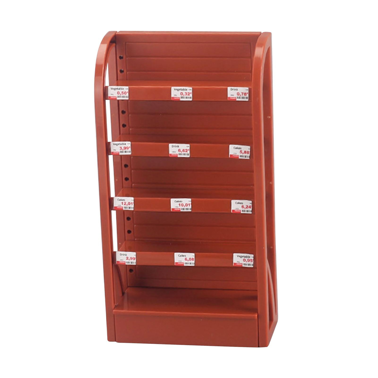 Magideal - Estante De Exhibición Para Casa De Muñecas, Muebles De Casa De Muñecas, Adorno, Modelo De Simulación, Accesorios, Estante En Miniatura De Juguete Para Marrón