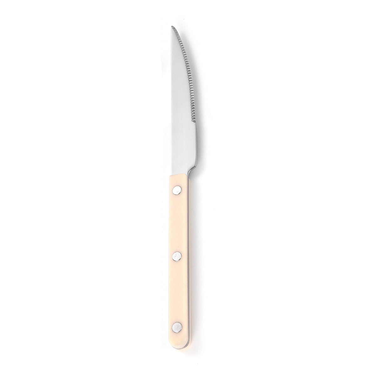 Xmhytop Cubiertos De, Acero Inoxidable, Muy Adecuados Para Trajes De Filete,beige, 4 Piezas Cuchillo De Mesa
