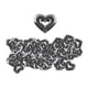 thumbnail image 2 of 80 Piezas Beads De Corazón Acrílico Amor Beads Para El Corazón Para Proyectos Collar Colgante Negro, 2 of 5