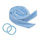 thumbnail image 4 of Diadema De Varilla Rizadora Sin Calor Para Mujer Con Scrunchies, Herramientas Para Peinar El Cabello, Azul, 4 of 5