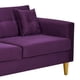 thumbnail image 4 of Sofa New Retro 3c Felpa 01 Morado, 4 of 6