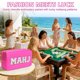 thumbnail image 5 of Bolsa de fichas de Mahjong Ahdoma 52 cm × 9 cm × 14 cm con cremallera para viaje, 5 of 6