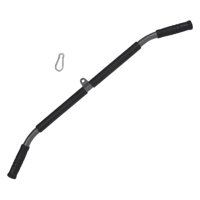 Magideal - Accesorio Para Máquina De Cable De Barra Extraíble Lat, Barra Recta De Fitness Con Mango Para Entrenamiento De Fuerza De Construcción Muscular 830X25Mm