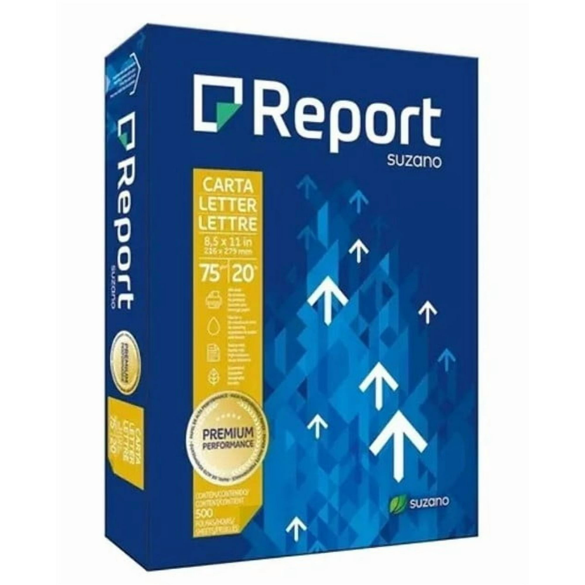 Resma Papel Tipo Carta Report - 500 Hojas - 75 Gr