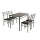 thumbnail image 4 of Juego Comedor Estocolmo 4 Sillas Café - Negro, 4 of 6