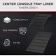 thumbnail image 4 of Forro de bandeja AJT DESIGN Tundra/Sequoia 2022+ (2 piezas, negro), 4 of 7