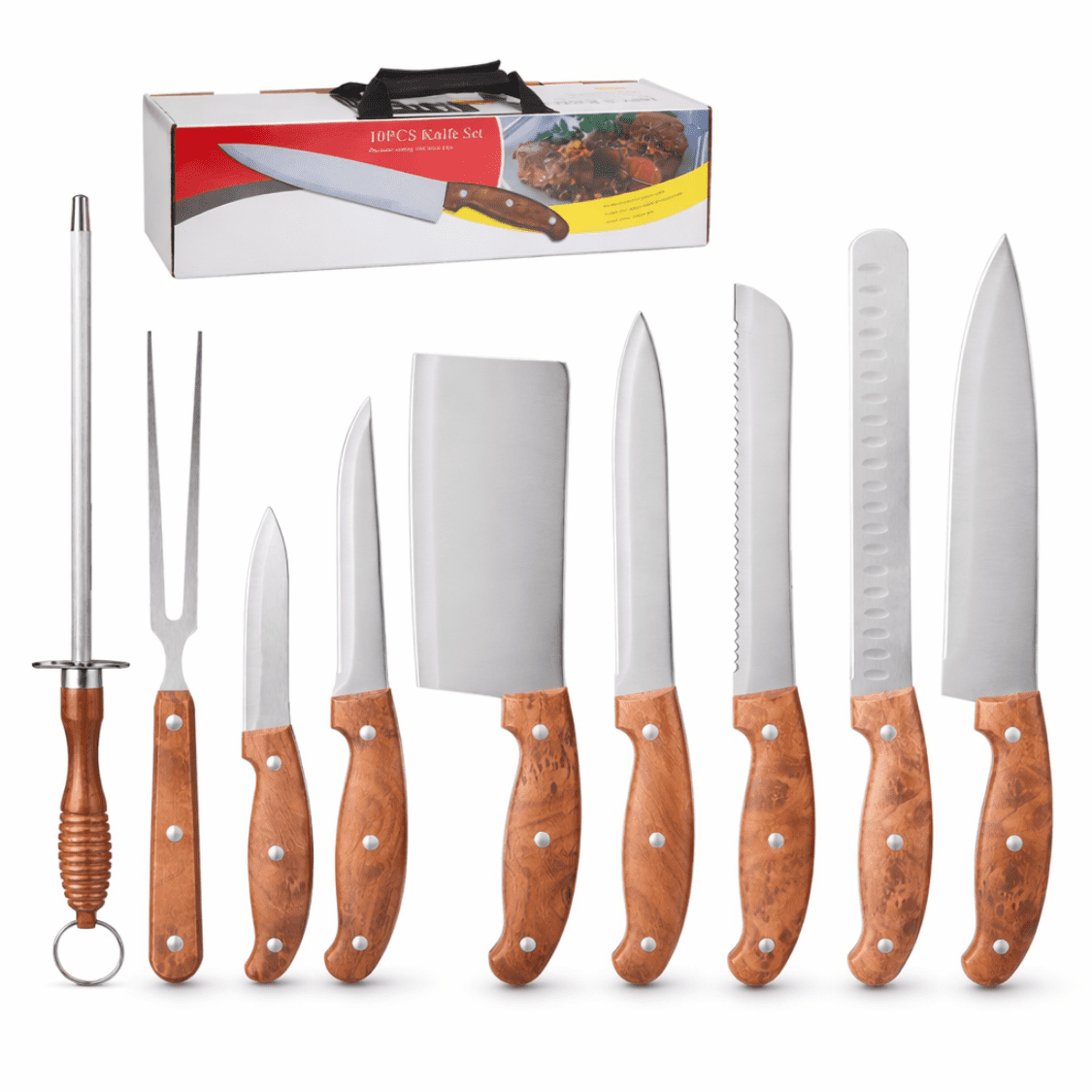 Telotenemos - Bolso Porta Cuchillos Profesional Gastronomía Set Cuchillo