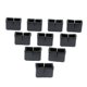 thumbnail image 1 of 10 Unids Tapones de Silicona Almohadillas de Fieltro para Silla Rectangular con Pata 4.7x2.7cmx3cm, 1 of 3