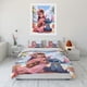 thumbnail image 1 of Stitch Printed Bedding Set Cartoon Anime Microfiber Bed Set Pillowcase Adult Bed Cover Bedroom Bed Set Duvet, 1 of 5
