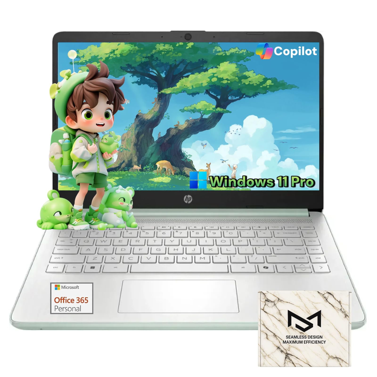 Laptop Hp 14" Intel N150 32 Gb Ram 128 Gb Ufs + 256 Gb Sd