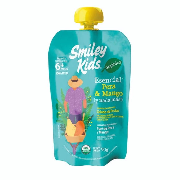 Colado Orgánico Esencial Pera Mango Gluten Free, 90 gr
