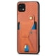 thumbnail image 4 of Funda Resistente para Samsung Galaxy A22 5G con Tarjetero y Soporte, Diseño Magnético Marrón, 4 of 5