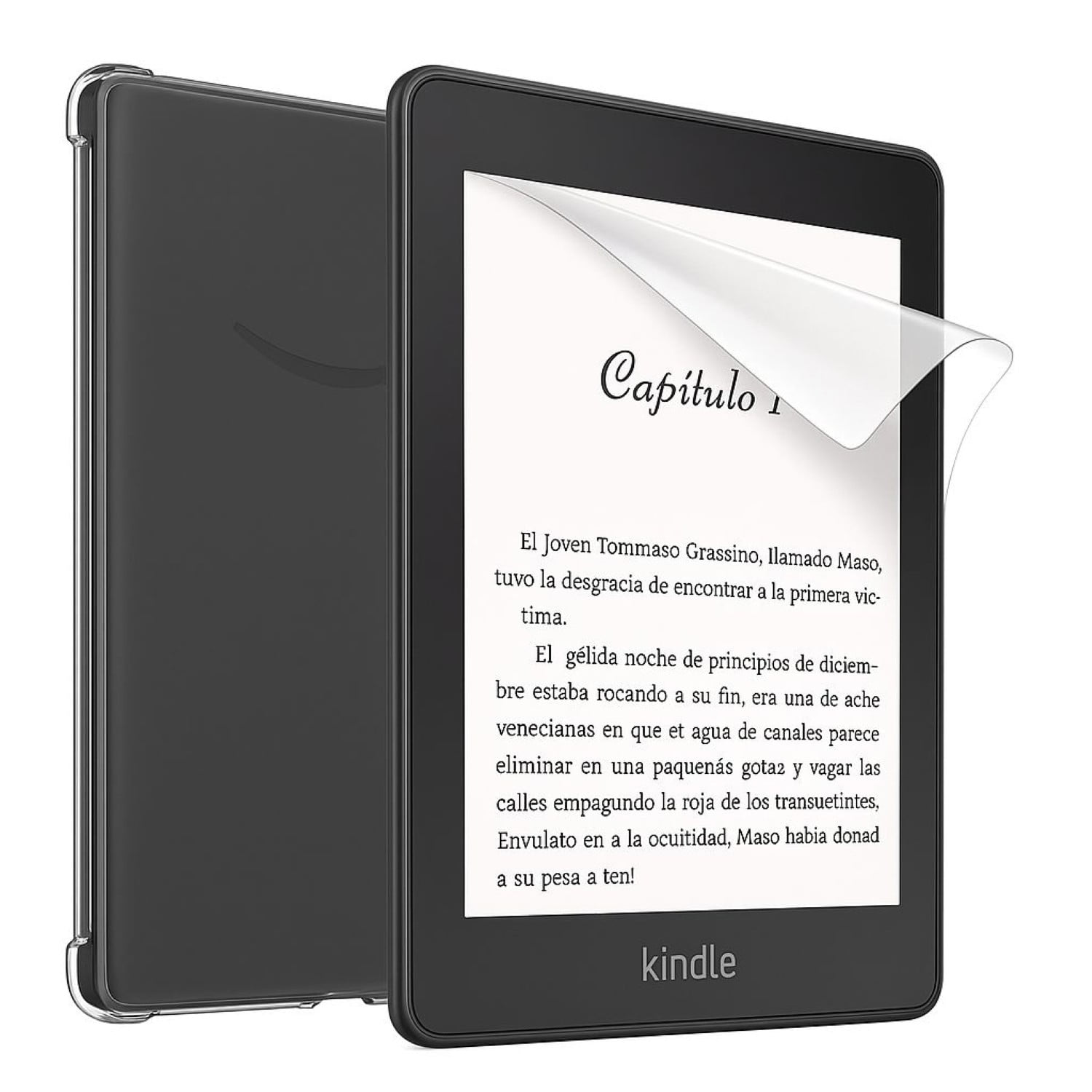 Mar Cases - Funda Transparente Para Kindle 11th Gen 2024 + Mica