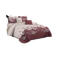 Genérico - Cubrecama Quilt 2 Plazas+2 Fundas Verano Fresco 13N40