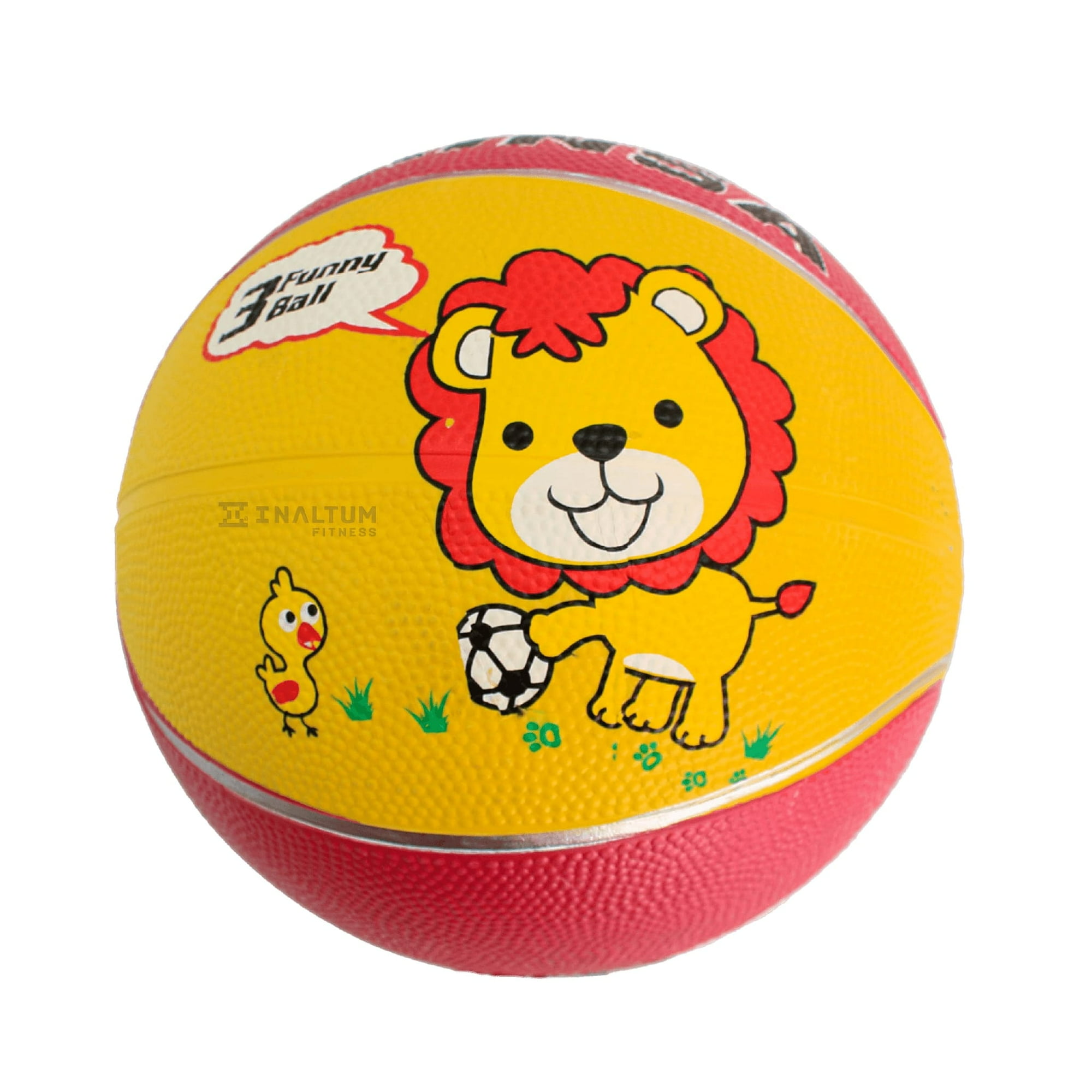 Inaltum Fitness - Balón Basketball Minsa Infantil Niño - Rojo / Amarillo
