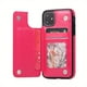 thumbnail image 1 of For IPhone 14 13 12 11 Pro Max XR XS Max SE 2022/2020 7 8 Plus Wallet Case With Card Holder, PU Leather Kickstand Card Slots Case, Double Magnetic Clasp And Durable Shockproof Cover, 1 of 3