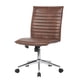 thumbnail image 4 of Silla de oficina Boss Office Products moderna de vinilo café, 4 of 9