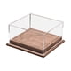 thumbnail image 3 of Vitrina Para Maquetas De Dos Coches A Escala 1/64, Accesorios Portátiles, Tapa De Acrílico Transparente, Color Café, 3 of 5