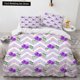 thumbnail image 1 of x2482 Bed SheetsSunflower Duvet Cover Striped Floral Bedding Set for Kids Teens Adults Colorful Flowers Polyester Quilt Cover 3-Piece Bedding Set (1 Duvet Cover + 2 Pillow Shams) nj2482, 1 of 5