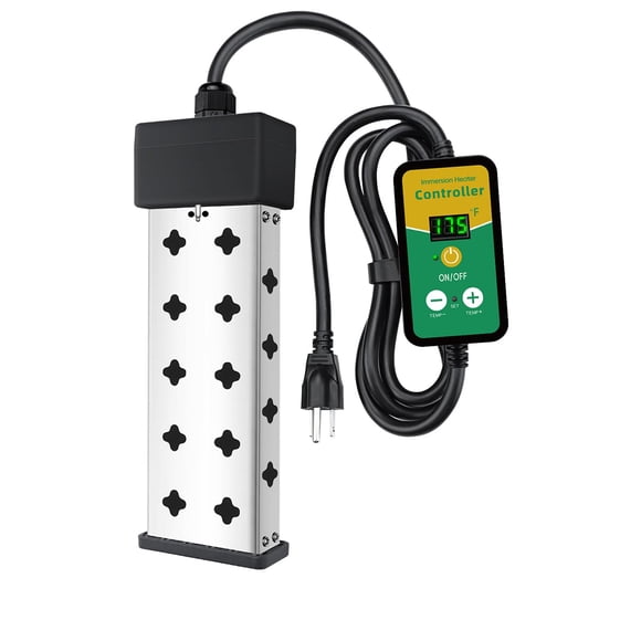 Calentador de agua de inmersión Yoisie 1800 W 120 V con termostato digital