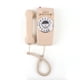 thumbnail image 1 of Teléfono Vintage de Pared con Disco y Cable TelPal Crema, 1 of 9