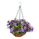 thumbnail image 3 of Cesta Colgante De Flores Artificiales Para Decoración, Planta Colgante Para Césped, Balcón, Patio, Violeta, 3 of 5