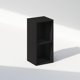 thumbnail image 4 of Organizador de armario Furinno Reed de 2 niveles con estante abierto Blackwood, 4 of 7