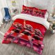 thumbnail image 1 of 3pcs Idol Girl Group Printed Bedding Set | 100% Polyester Soft Skin-friendly, 1 of 1