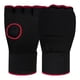 thumbnail image 3 of Vendas de Gel para boxeo, guantes interiores, protección acolchada para manos para hombres y mujeres, correas de muñeca rápidas para Sanda, ejercicio, Negro y rojo, 3 of 5