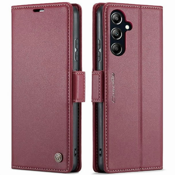 CaseMe tipo cartera Samsung Galaxy A16 con cierre magnético, RFID, tarjetero, soporte, carga inalámbrica