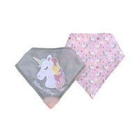 Pumucki - Set Baberos Tipo Bandana Gris