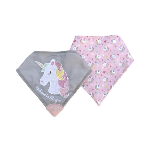 Pumucki - Set Baberos Tipo Bandana Gris