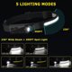 thumbnail image 2 of Rechargeable Headlamp 3PCS, 230 LED Head Lamp, Head Lights, 2 of 3